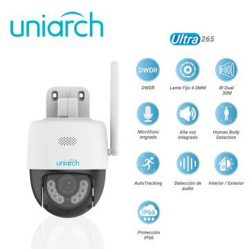 Camara PT Wifi Exterior 3MP Auto tracking