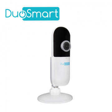 DUOSMART E10 CAMARA INTELIGENTE DUOSMART E10 WIFI 2.4 GHZ PARA INTERIOR DE FACIL COLOCACION CON AUDIO BIDIRECCIONAL  FULL HD 1080P COMPATIBLE CON APP DUOSMART SOPORTA MEMORIA MICROSD DE HASTA 128 GB (NO INCLUIDA)